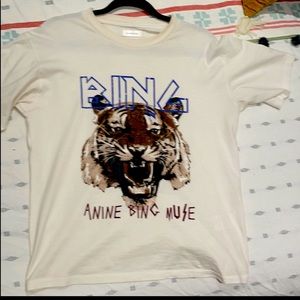 Anine Bing Off white tiger t-shirt!